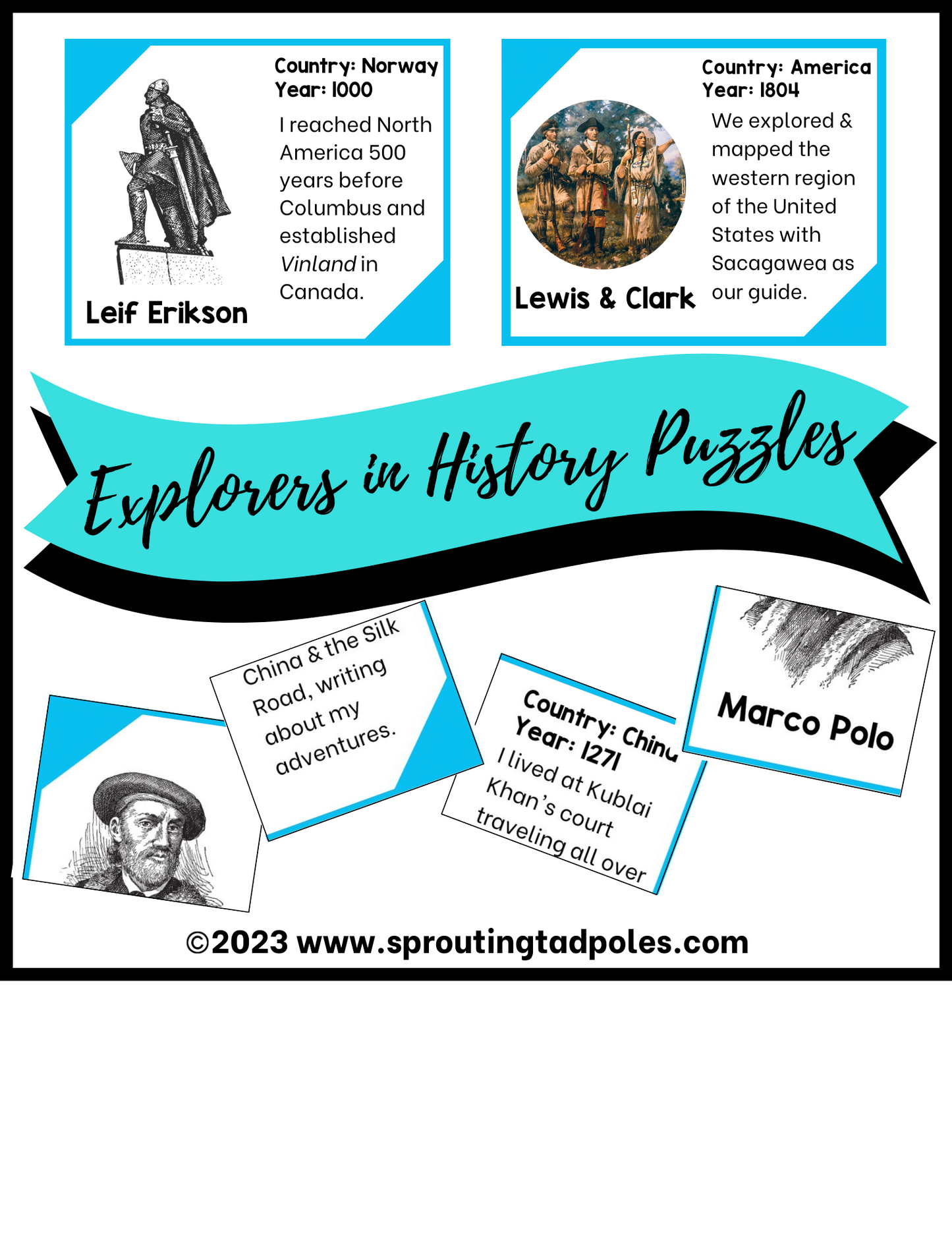 Greatest Explorers In History Puzzles