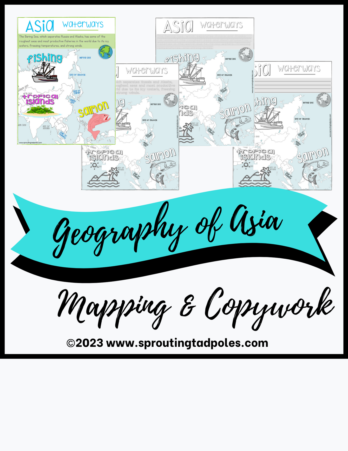 Geography of Asia Copywork