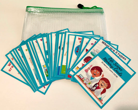 Anatomy Science Facts Memory Cards
