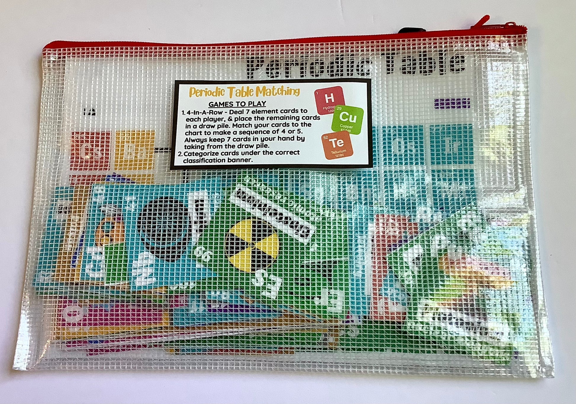The Periodic Table Game of Elements - PHYSICAL & DIGITAL VERSION ...