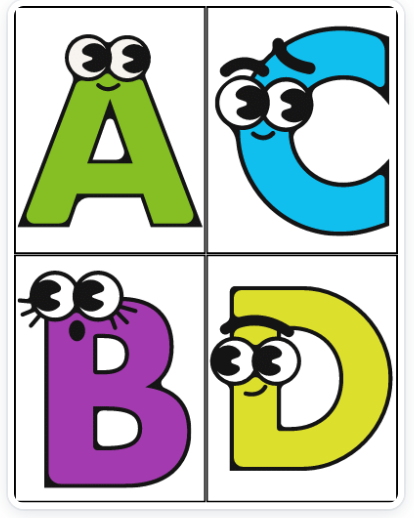 Alphabet Letters & Sounds Matching Cards