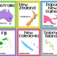 Countries of Oceania Memory Match Cards