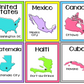 Countries of North America Memory Match Cards