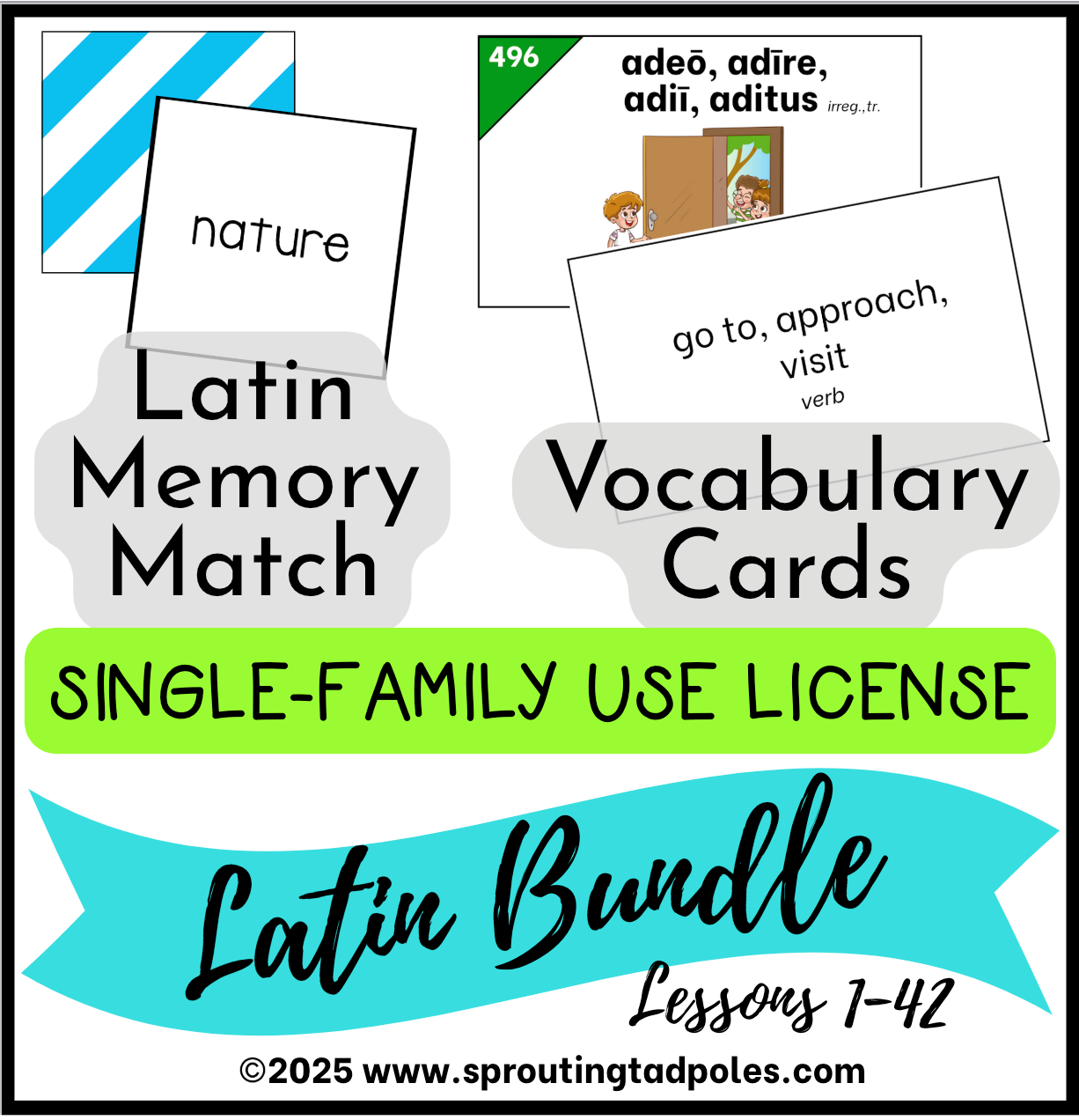 Latin Vocabulary Cards