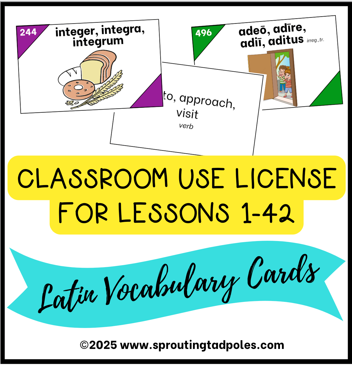 Latin Vocabulary Cards