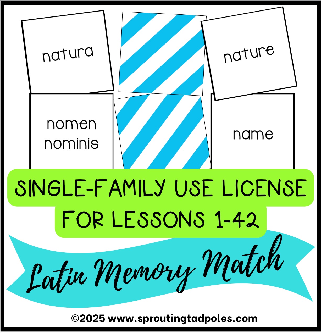 Latin Vocabulary Cards