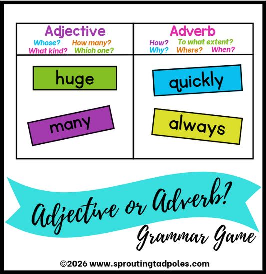 Adjective or Adverb Grammar Game
