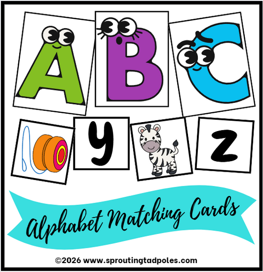 Alphabet & Phonics Matching Cards