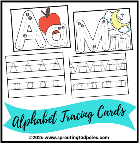 Alphabet Tracing Flashcards