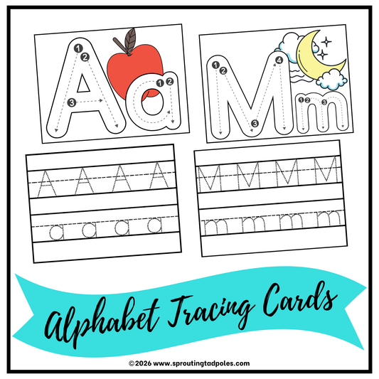 Alphabet Tracing Flashcards