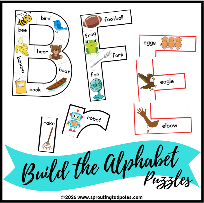 Build the Alphabet Puzzles