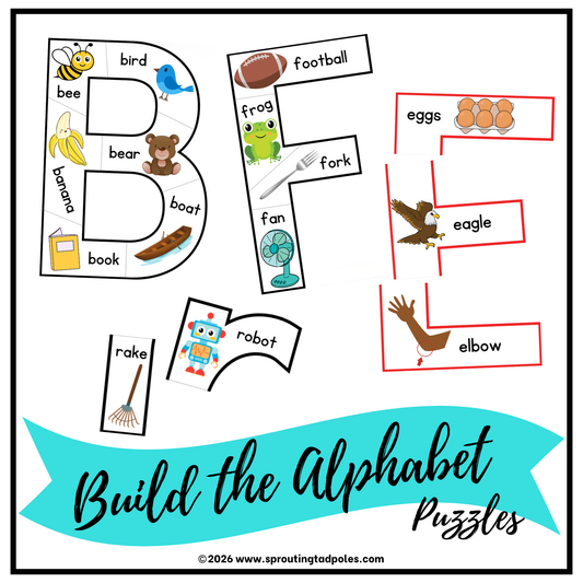 Build the Alphabet Puzzles