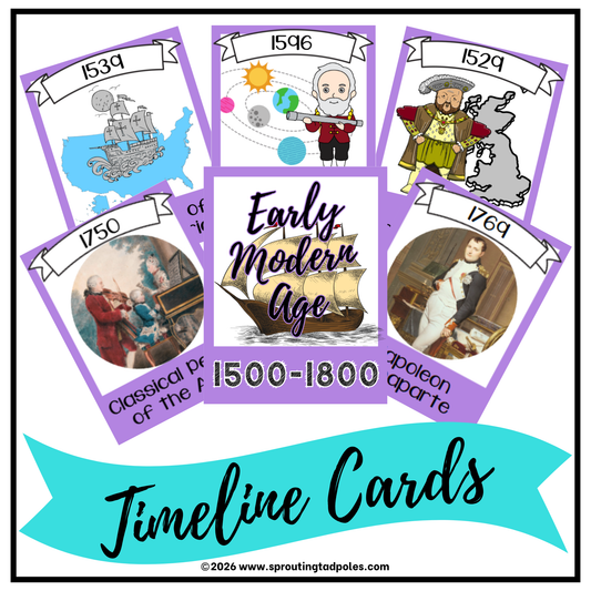 History Timeline Cards - Early Modern Age