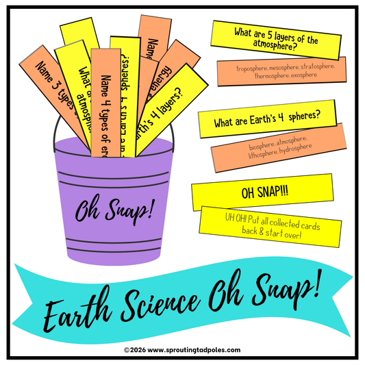 Earth Science Oh Snap! Game
