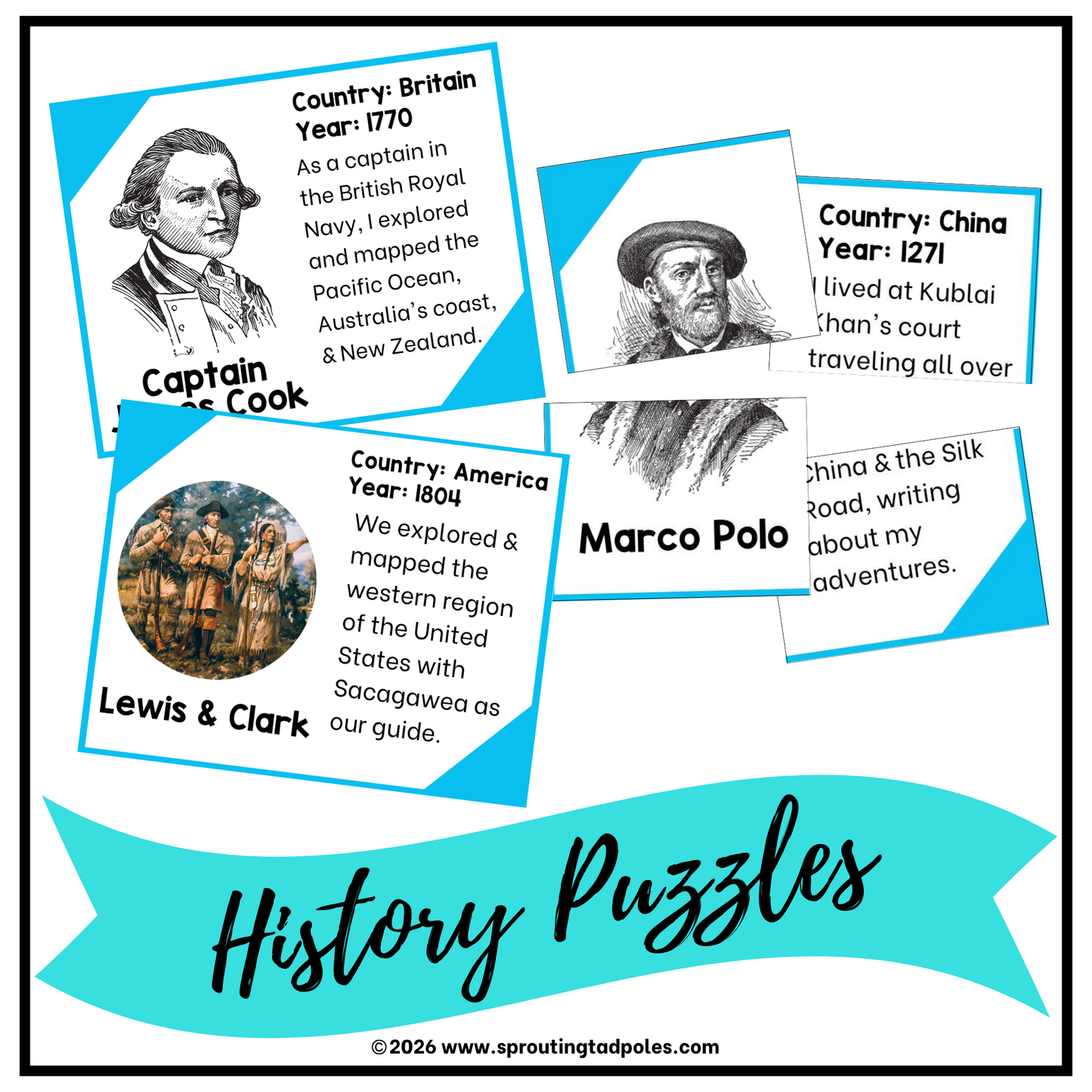 Explorers In History Puzzles