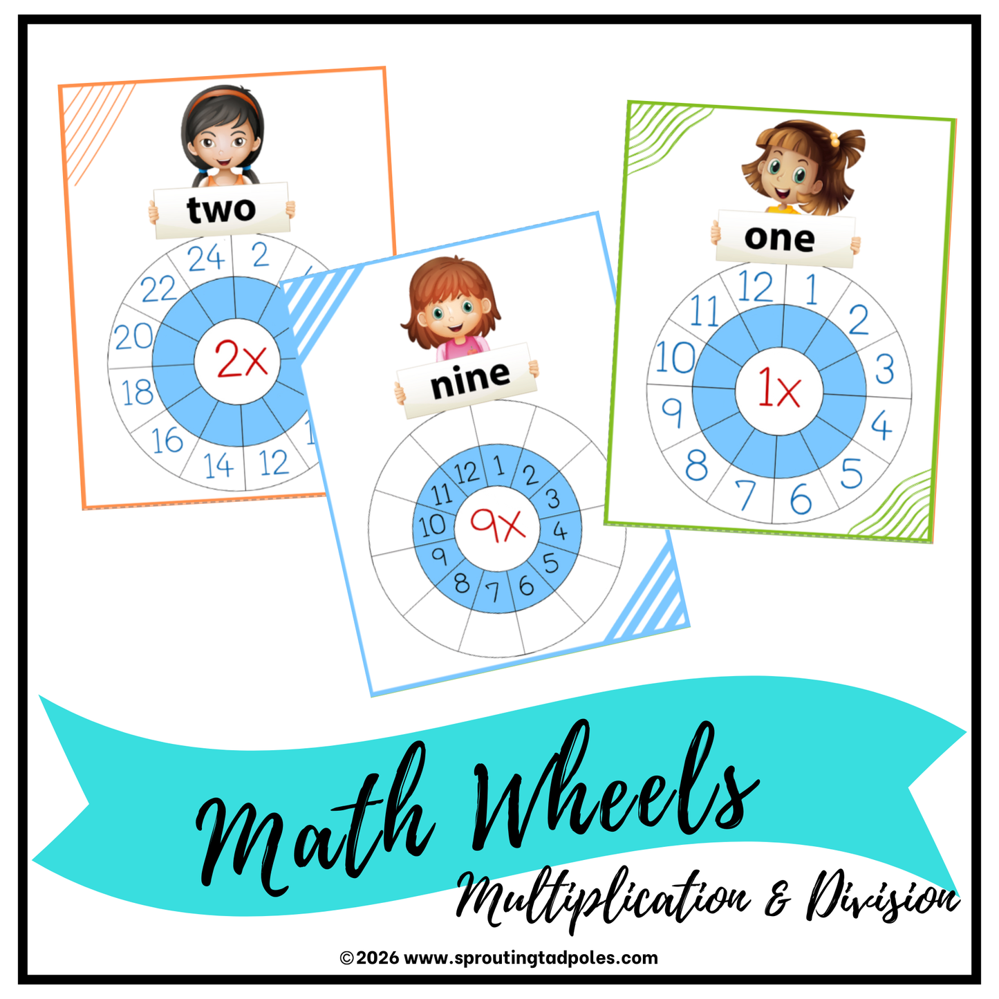 Math Wheels: Multiplication & Division