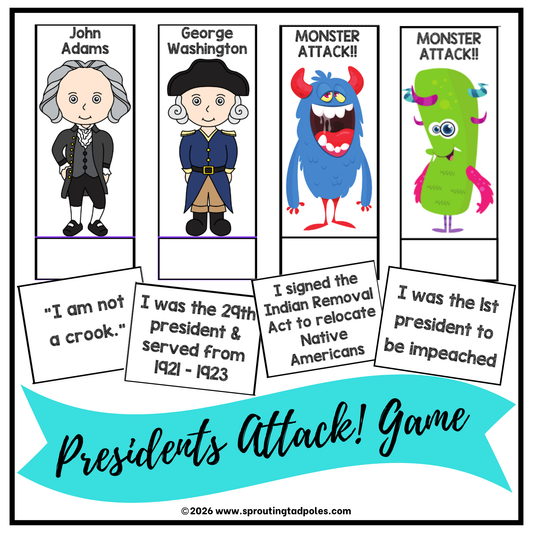 Presidents Attack! History Game - Monsters