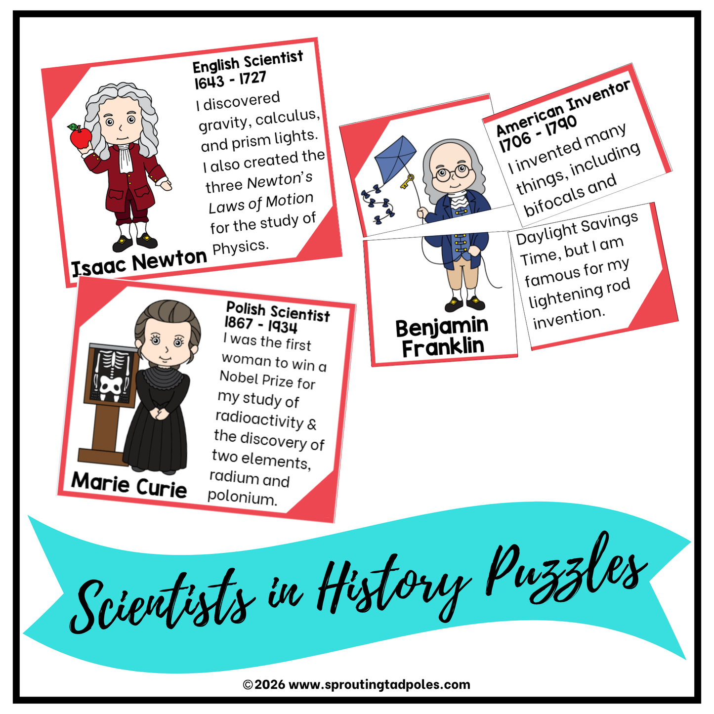 Scientists In History Puzzles
