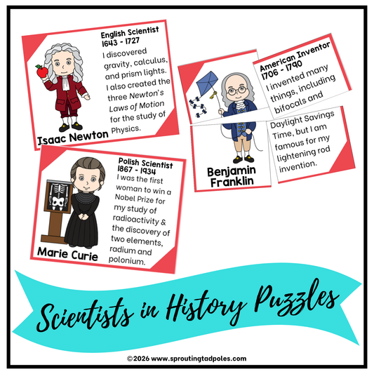 Scientists In History Puzzles