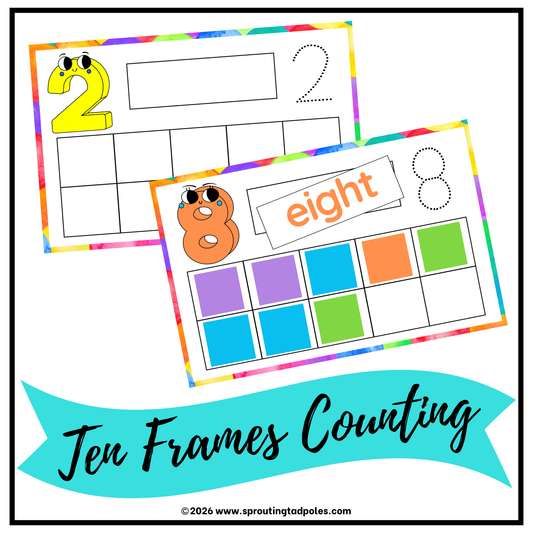 Ten Frames Counting to 10