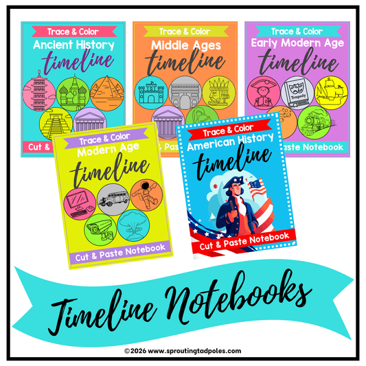 History Timeline Notebook - Complete History Bundle