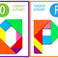Tangrams Alphabet Pattern Cards