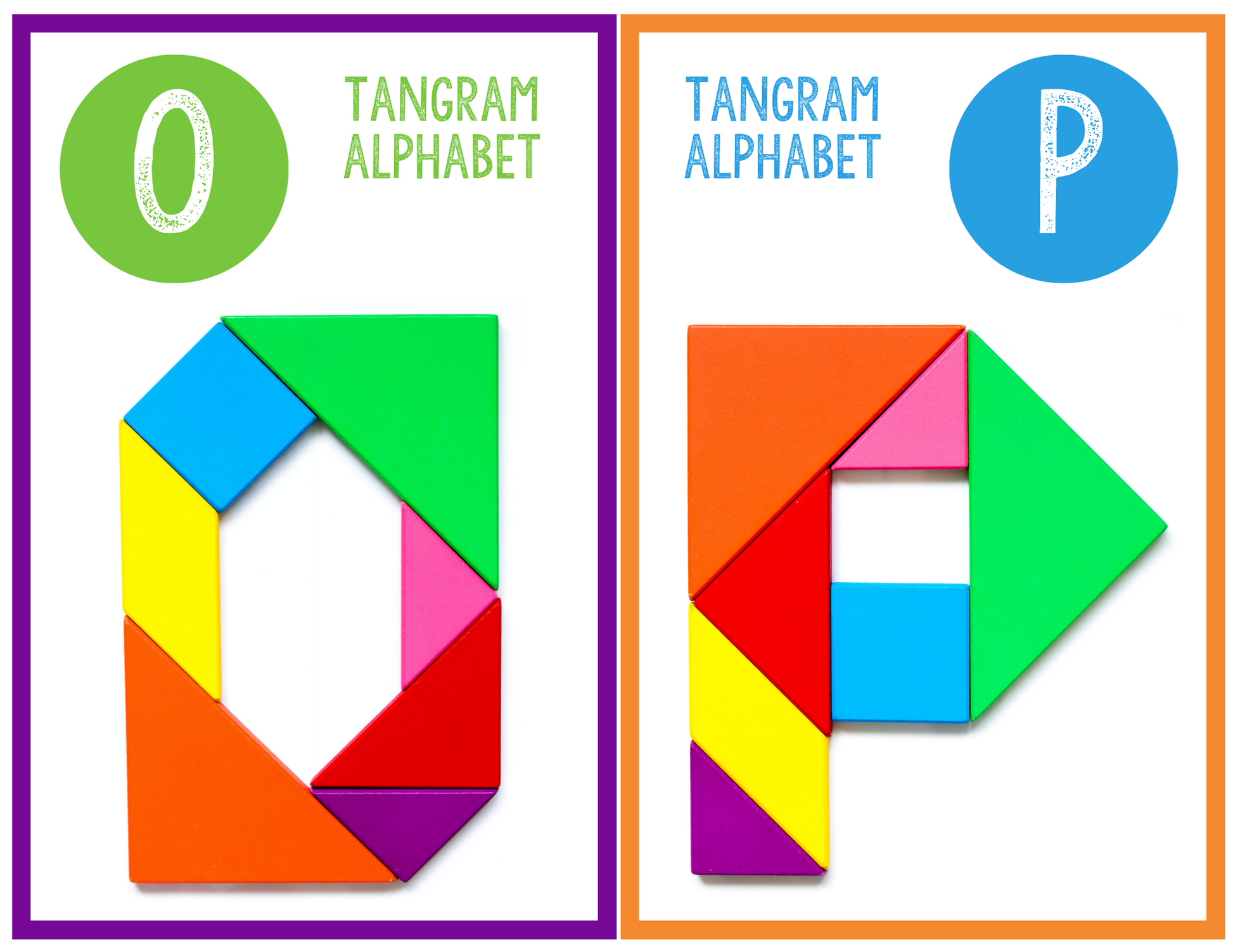 Tangrams Alphabet Pattern Cards Sprouting Tadpoles