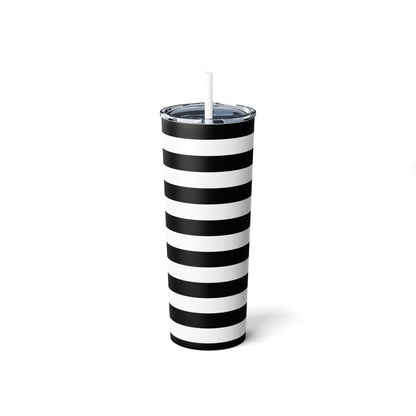 Striking Stripes Tumbler 20oz (with Lid & Straw)