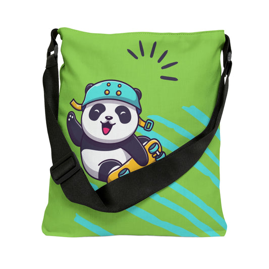 Rolling Panda Messenger Bag