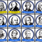 American Presidents Memory Game Cards