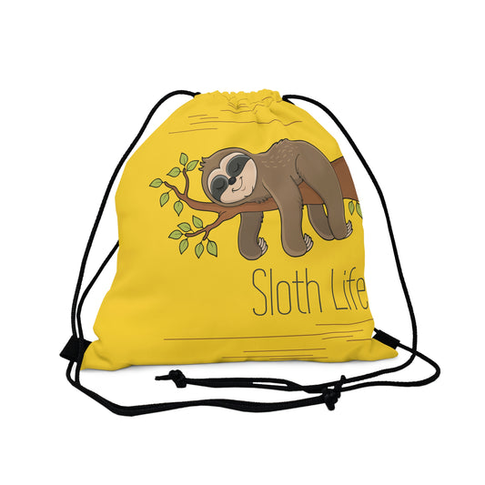 Sloth Life Drawstring Bag