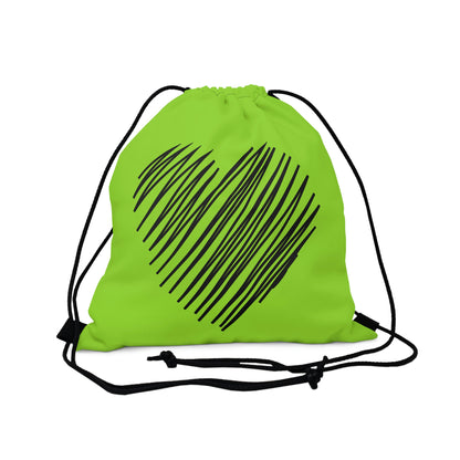 Heartfelt Drawstring Bag