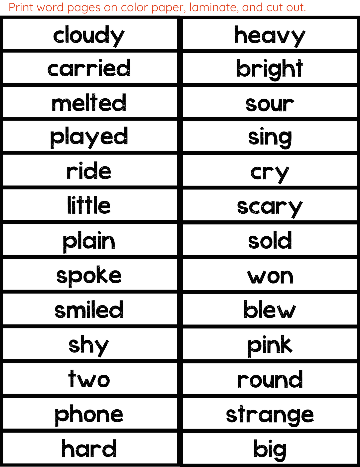 Sort-A-Word Grammar Game