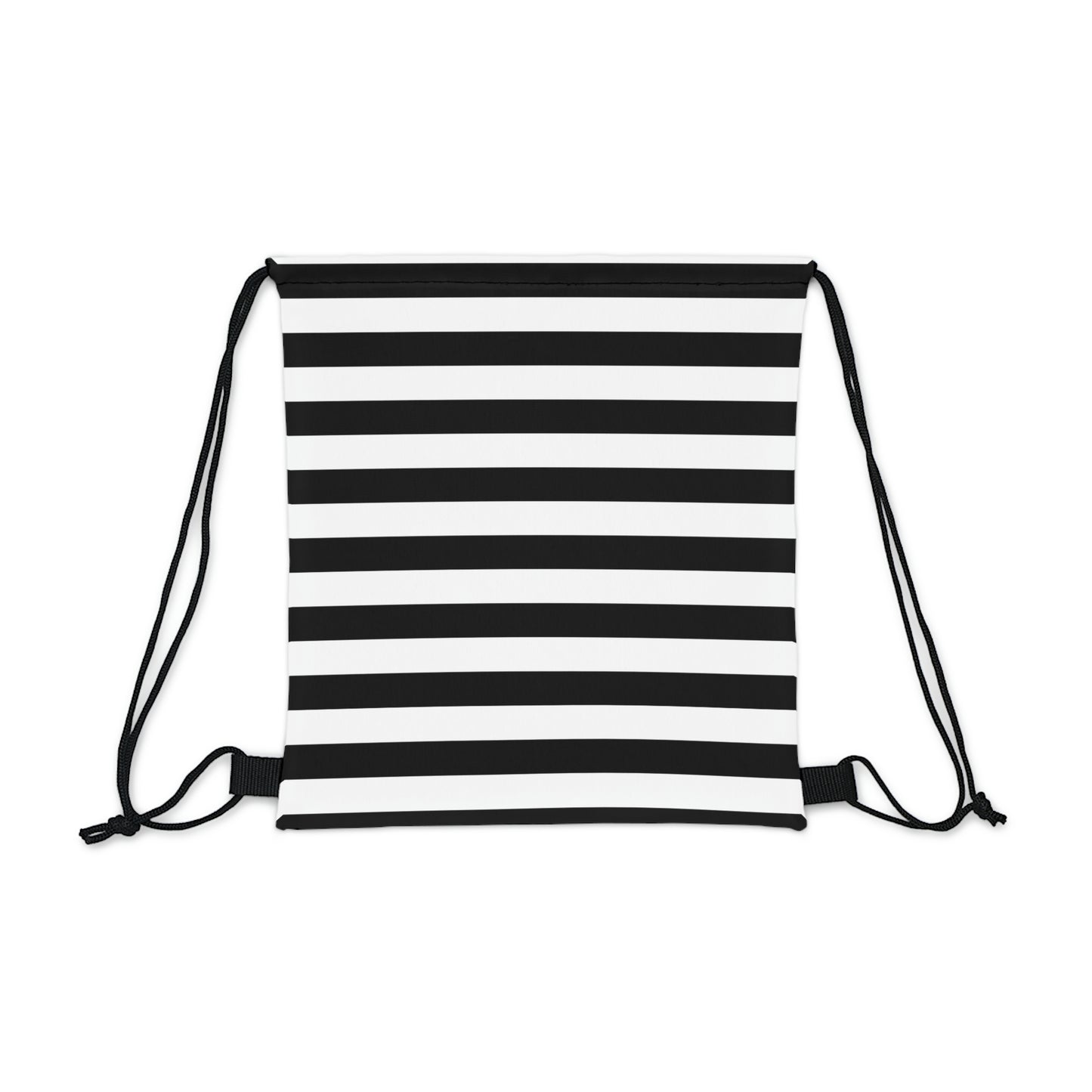 Striking Stripes Drawstring Bag