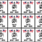American Presidents Memory Game Cards