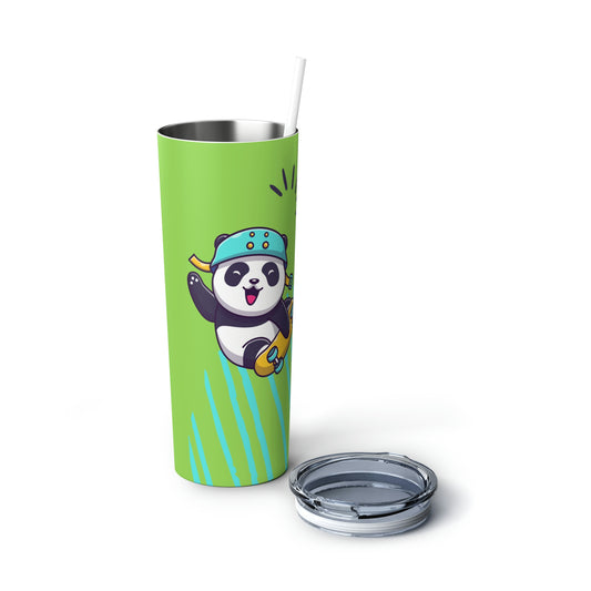 Rolling Panda Tumbler 20oz (with Lid & Straw)