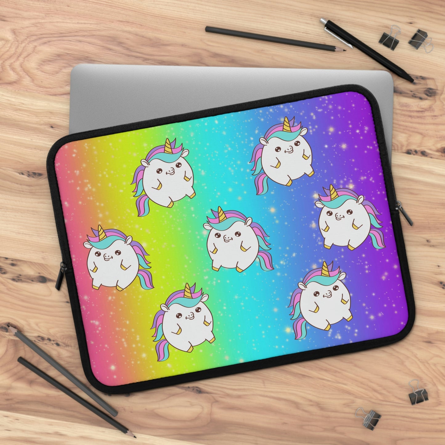 Unicorn Glitter Laptop / Tablet Sleeve