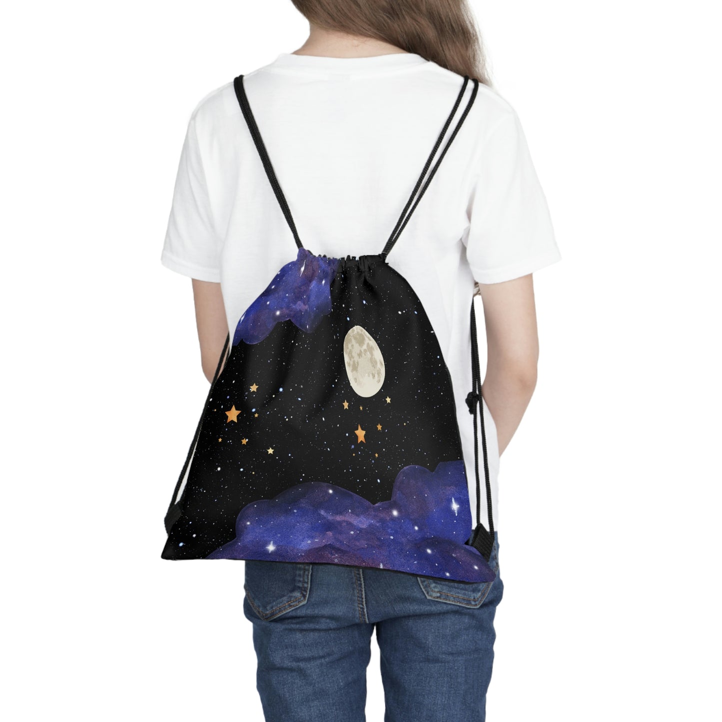Luna Galaxy Drawstring Bag