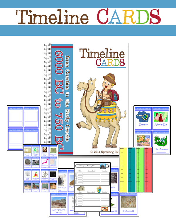 Ancient History Timeline Cards